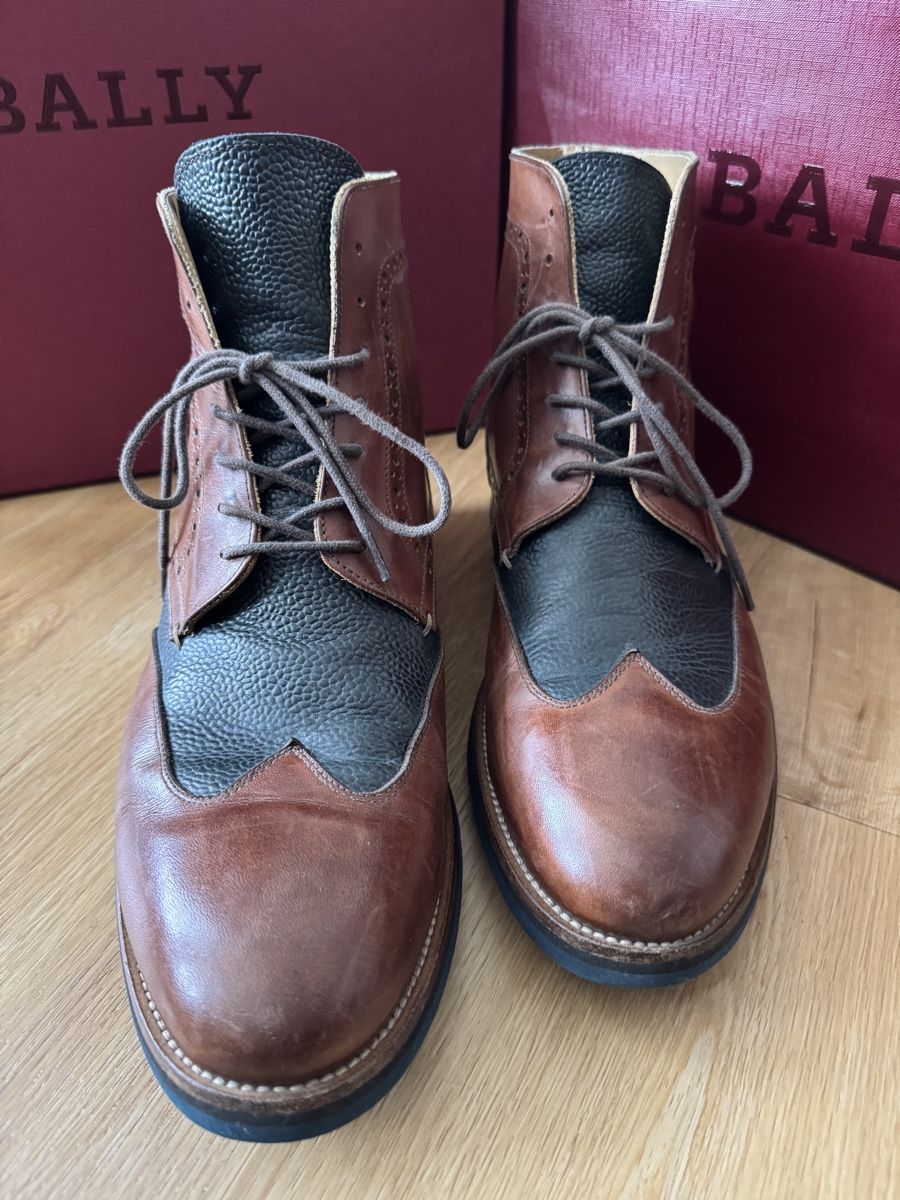 Navyboot Herrenschuhe: Leather boots, Navyboot design, size 43 – Gebraucht aus Wallisellen von Corinne.- 3