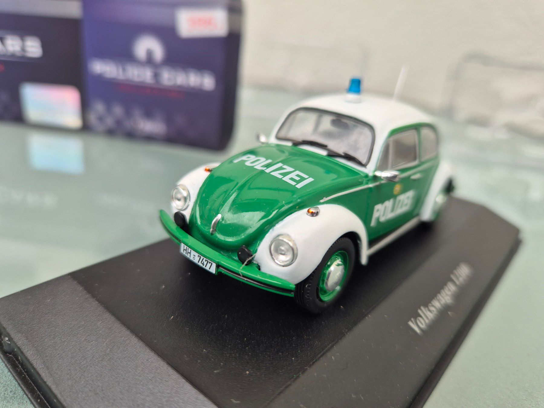Volkswagen Modellini d'auto: VW Käfer Polizei von Atlas 1:43. – Nuovo (secondo la descrizione) da Oberbuchsiten venduto da laffite54 2