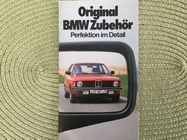 BMW Original Zubehör Verkaufsprospekt 44 Seiten September 81