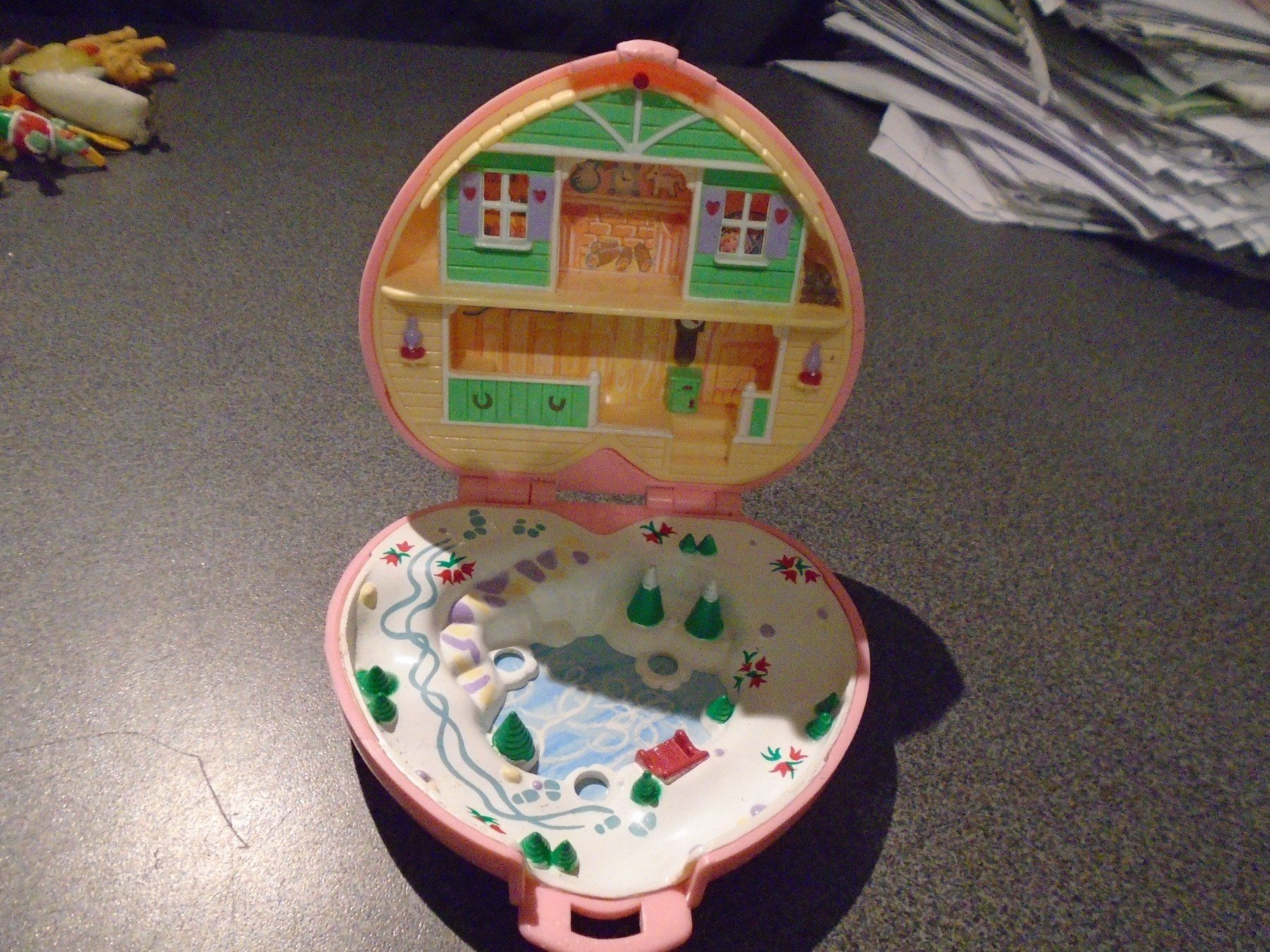 Polly Pocket Giocattoli: Polly Pocket Herz, rosa – Usato da Zürich venduto da Motzkuh 1