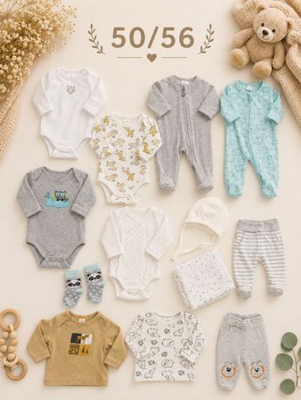 Babykleidung Set 50/56 türkis
