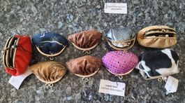 9 kleine Portemonnaies, neu! Verschiedene Designs