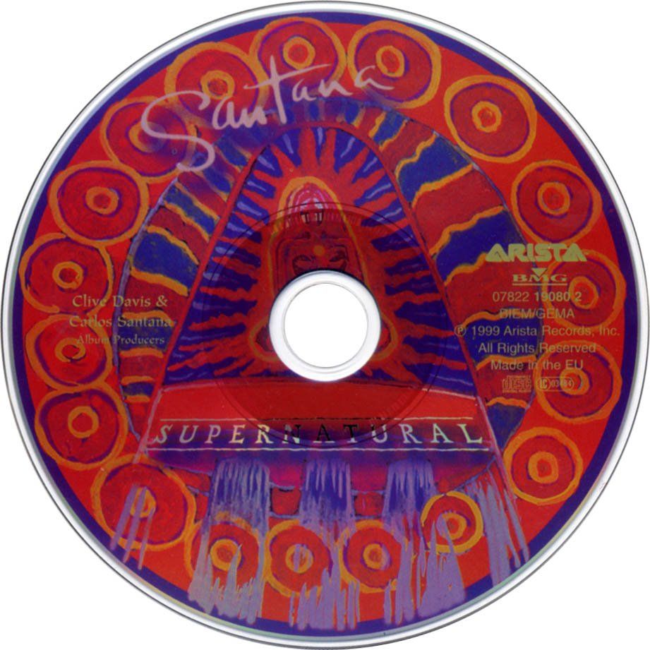 CD: SANTANA - SUPERNATURAL – Usato da Unterbäch VS venduto da itoldyouso 2