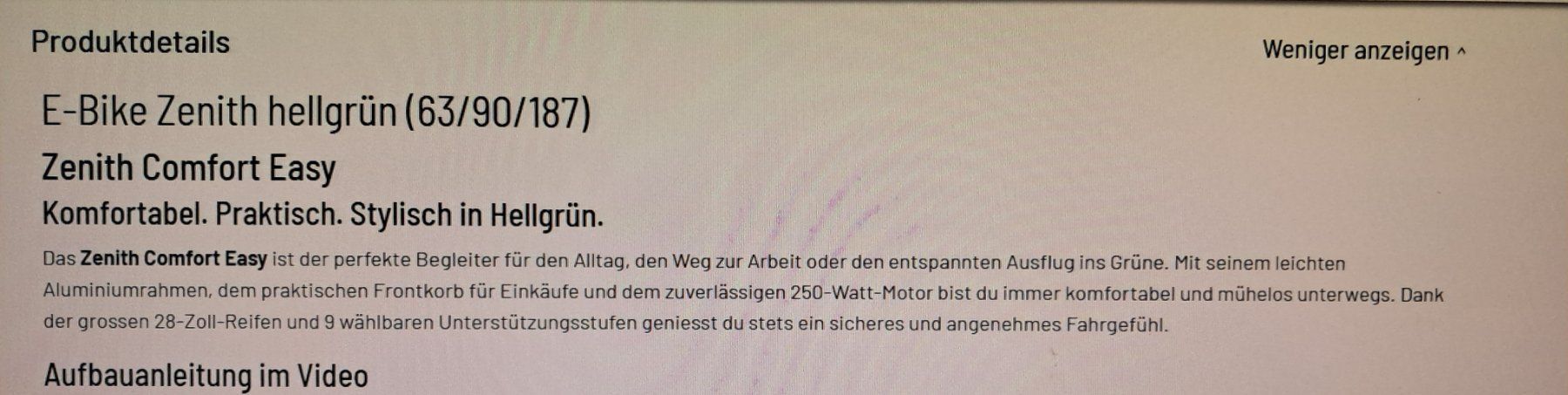 Zenith Bikes Biciclette: Zenith E Bike NEU – Nuovo (secondo la descrizione) da Glattbrugg venduto da mah_c5jk 2