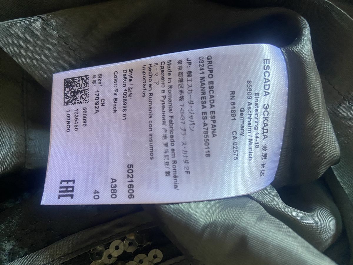 Escada Vestiti: Kleid von Escada, Gr S – Nuovo (secondo la descrizione) da Matten b. Interl venduto da Surprises 4