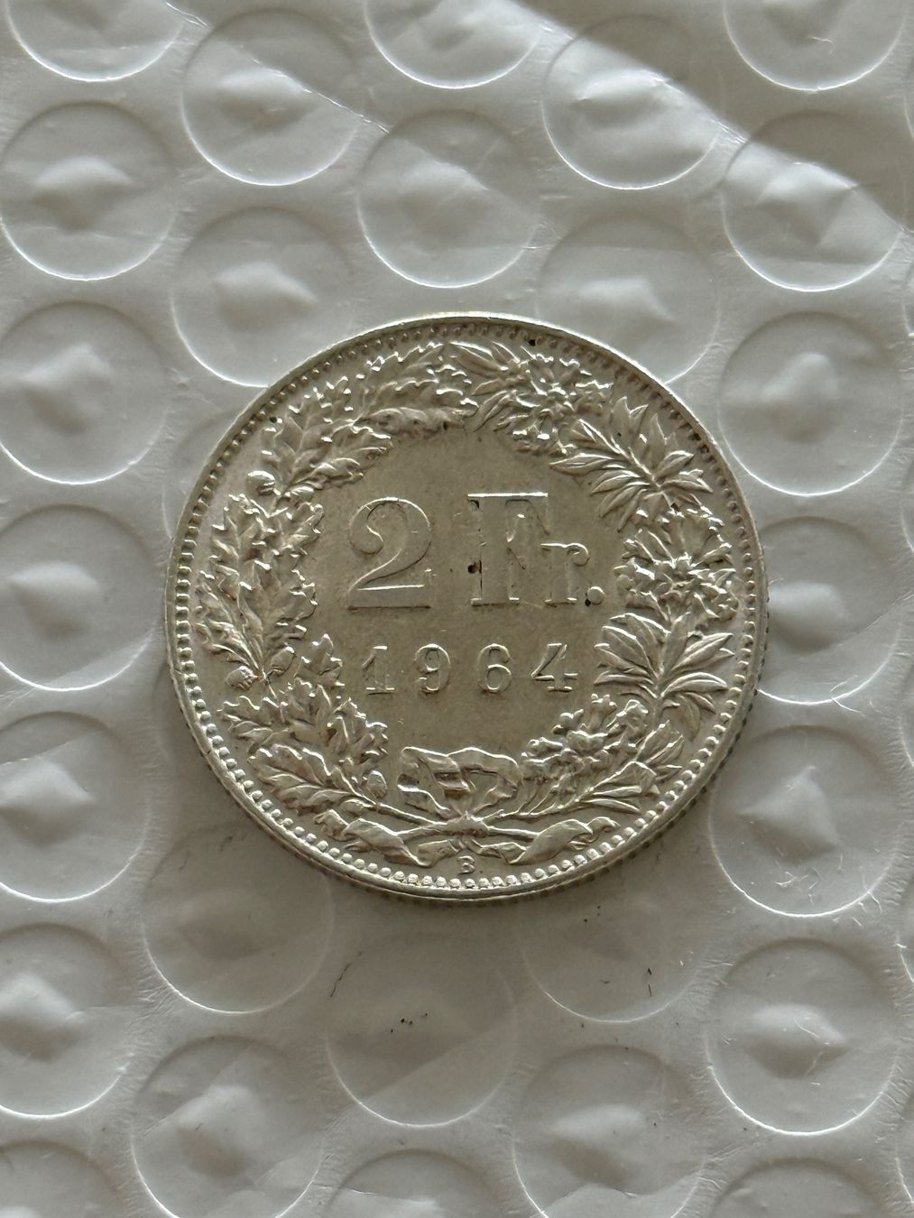 Tutti le monete: 2 Franken 1964  Unz / Stgl – Nuovo (secondo la descrizione) da Wallisellen venduto da SWISS_SILVER1 1