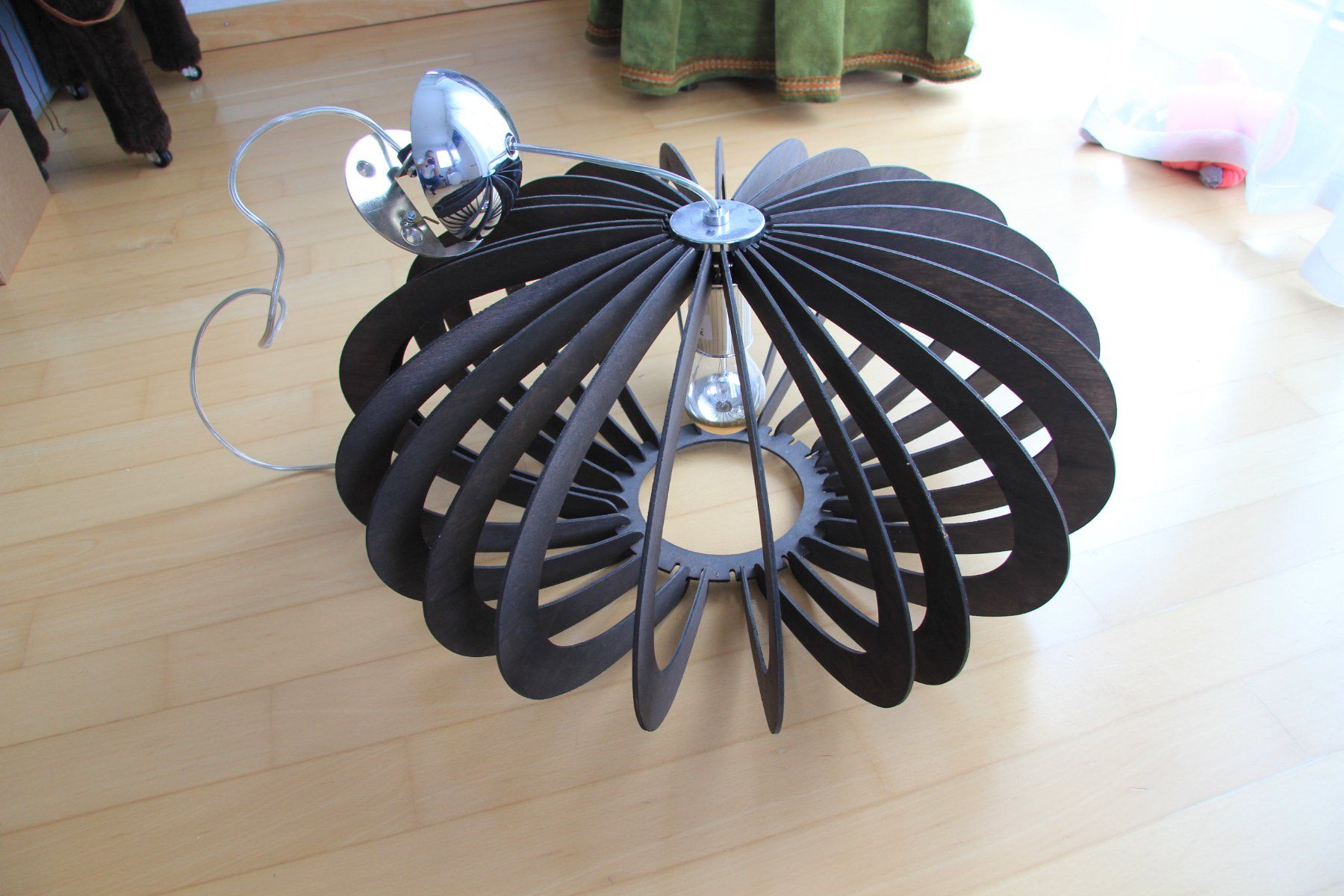 Lampadari & plafoniere: Deckenlampe aus Holz – Usato da Schlieren venduto da Sternstunde2 2