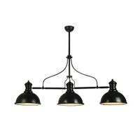 Bankerlampe Trio Hängelampe Vintage schwarz