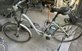 E-Bike Flyer silber mit Power Pack gebraucht