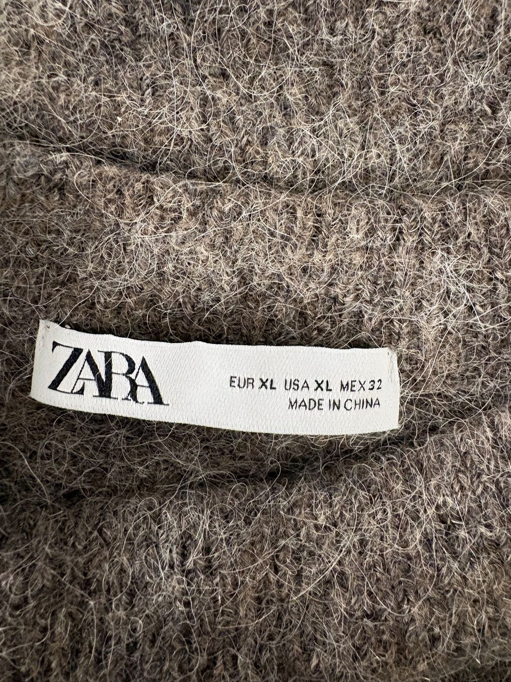 Zara Maglioni & Felpe: Zara Strickpullover mit Mohair braun Gr. XL Pullover – Usato da Regensdorf venduto da secondchancefashion 4