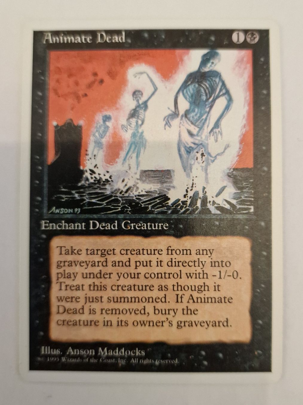 Magic The Gathering Sammelbilder & Trading cards: Animate Dead, Magic the Gathering – Gebraucht aus Hochdorf von