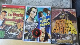3 Peter Cushing und Hammerfilme. DVD