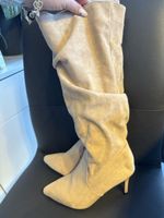 Absatzstiefel Beige, Gr. 41 - Herbst Look!