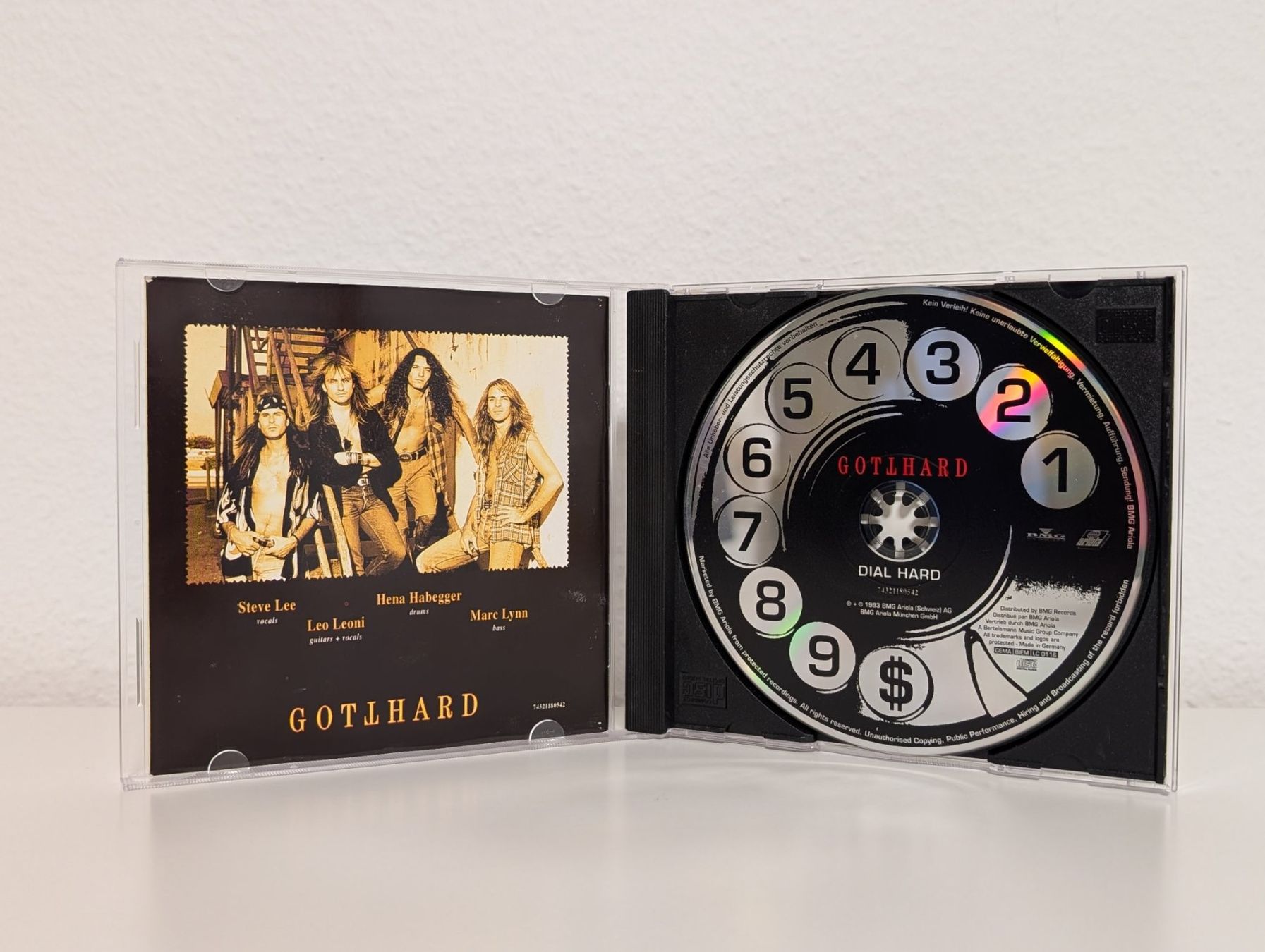 CD: GOTTHARD "Dial Hard" signiert CD 1990er – Usato da Zürich venduto da Good_old_days 2