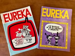 2 volumi di Eureka, Rivista a fumetti vintage (1971/1973)