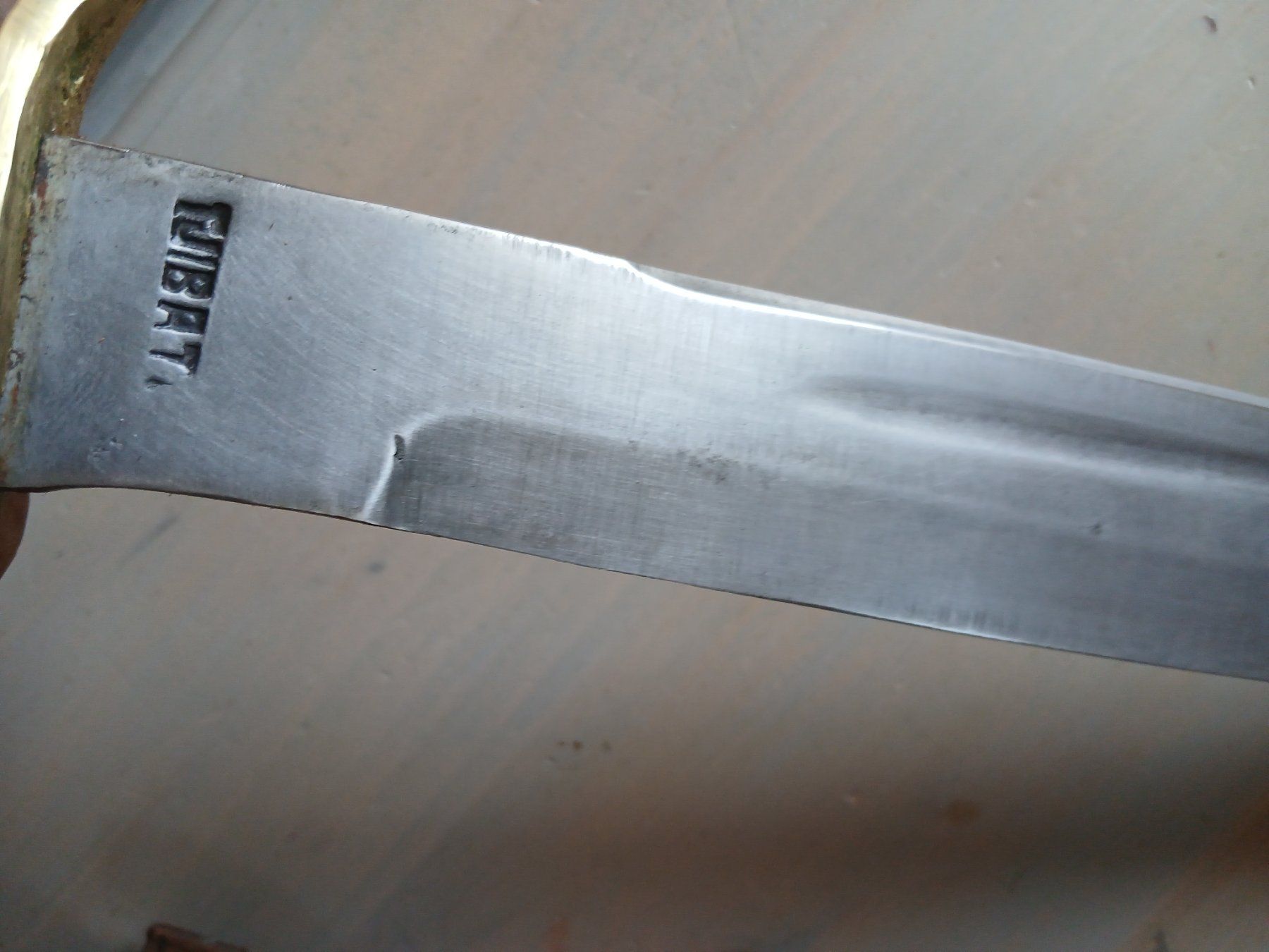 Posate: Machette Bowie 1900 manche os, lnde néerlandaises – Usato da Satigny venduto da Asaksa 4