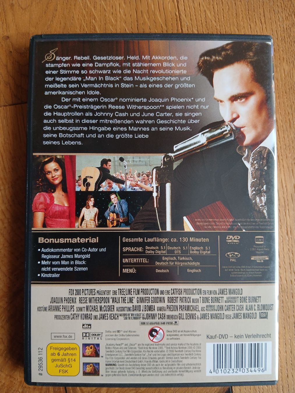 Tutti i DVDs: DVD Walk the Line - Joaquin Phoenix & Reese Witherspoon – Usato da Langendorf venduto da bine9 1