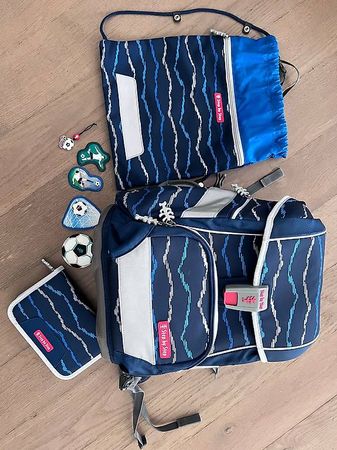 Step by Step Schulthek Fussball Motiv (Modell 2 in 1)