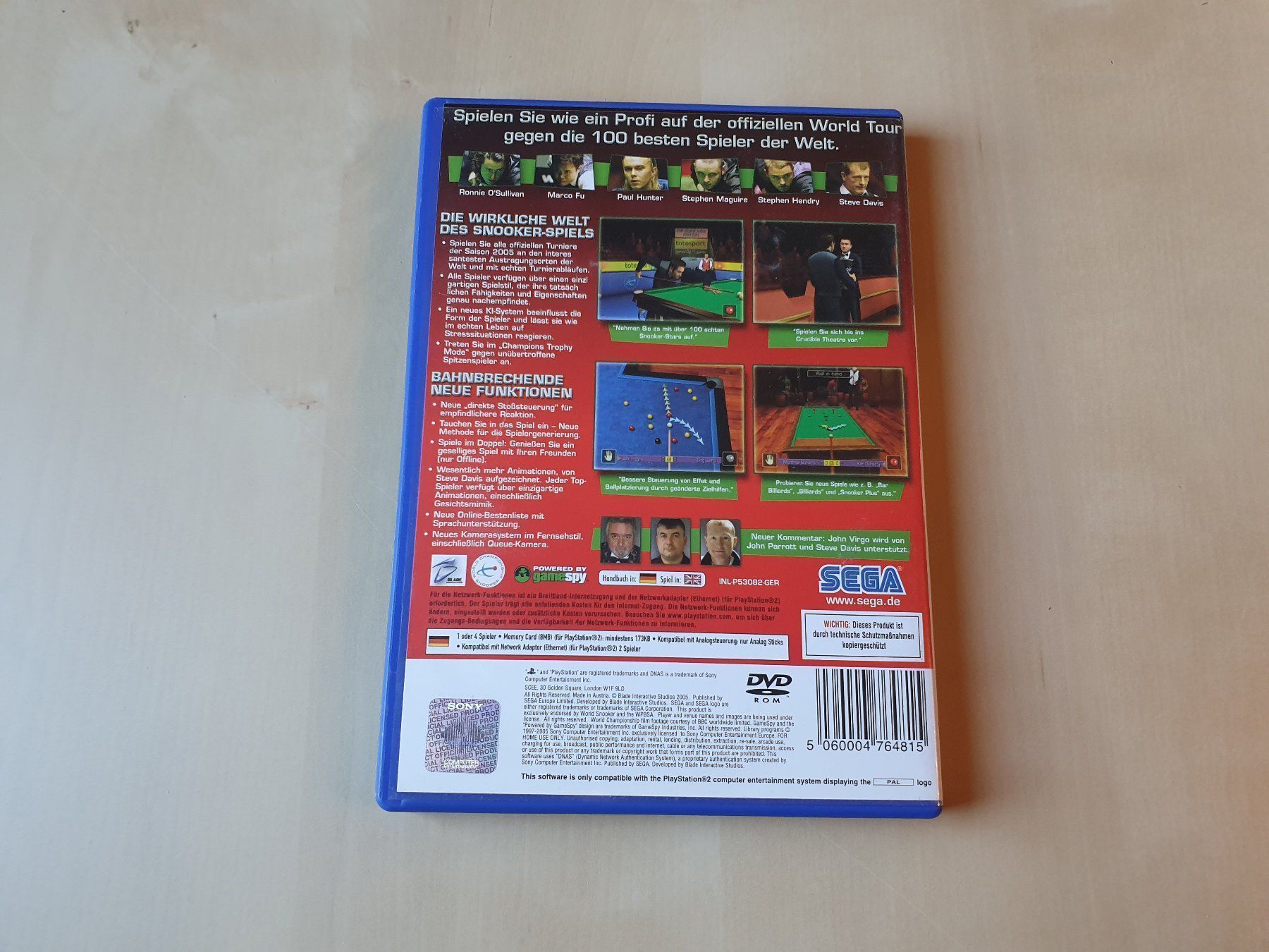 Sony Jeux: World Snooker Championship 2005 – D'occasion à Stansstad par collectorsshop 1