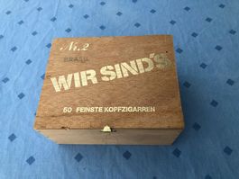 Zigarren – Holzkiste / Box «Brasil» leer – Vintage