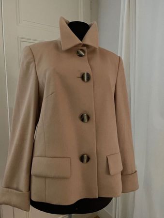 Soft, cosy military style ESCADA cashmere blazer