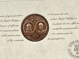 😍 Patek Philippe Bronze Medal 150 Years Anniversary 😍