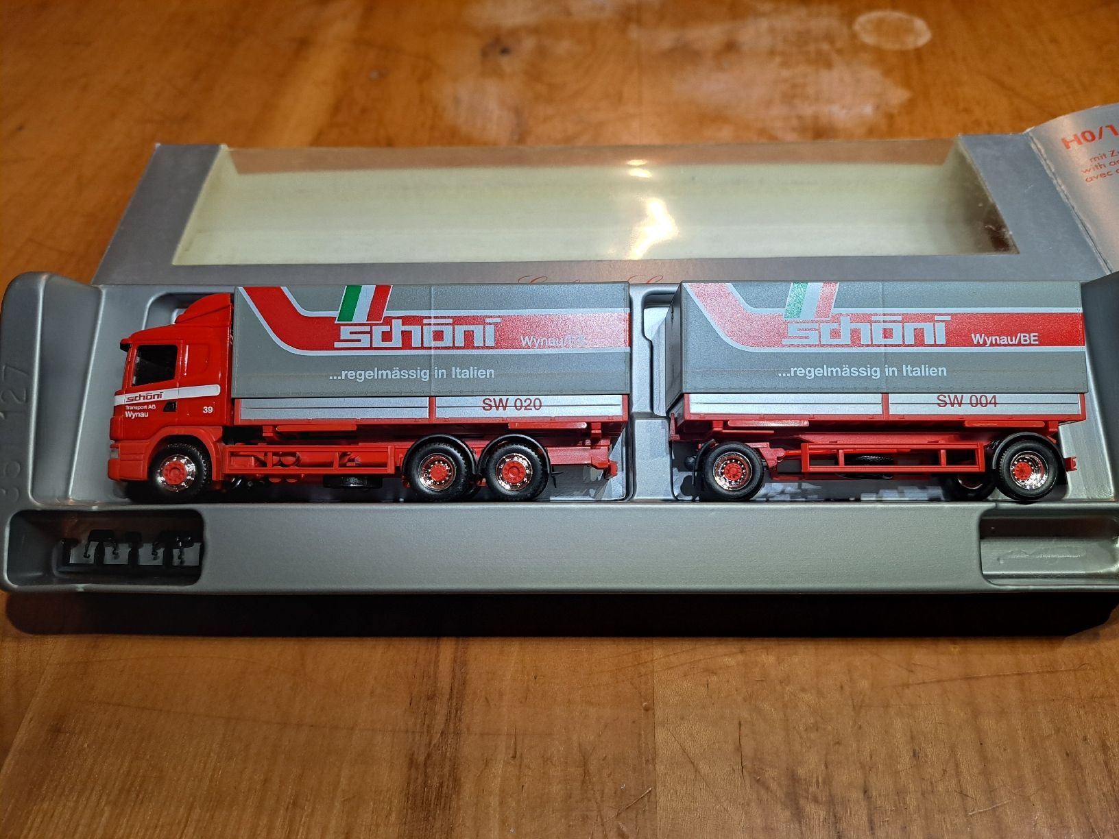 Herpa Modellini d'auto: Herpa Scania Schöni – Usato da Schönenwerd venduto da Davidlangon 1