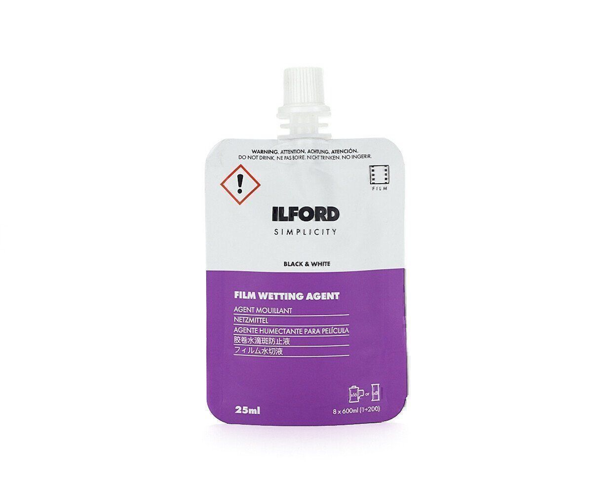 Ilford Laboratorio & Camera oscura: ILFORD Simplicity Film Starter Pack – Nuovo e nell'imballaggio originale da Halden venduto da TopFoto 2