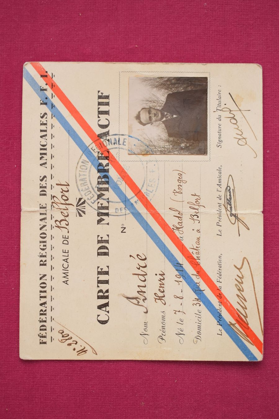 Dokumente: carte FFI – Gebraucht aus Savièse von tog_kn2z