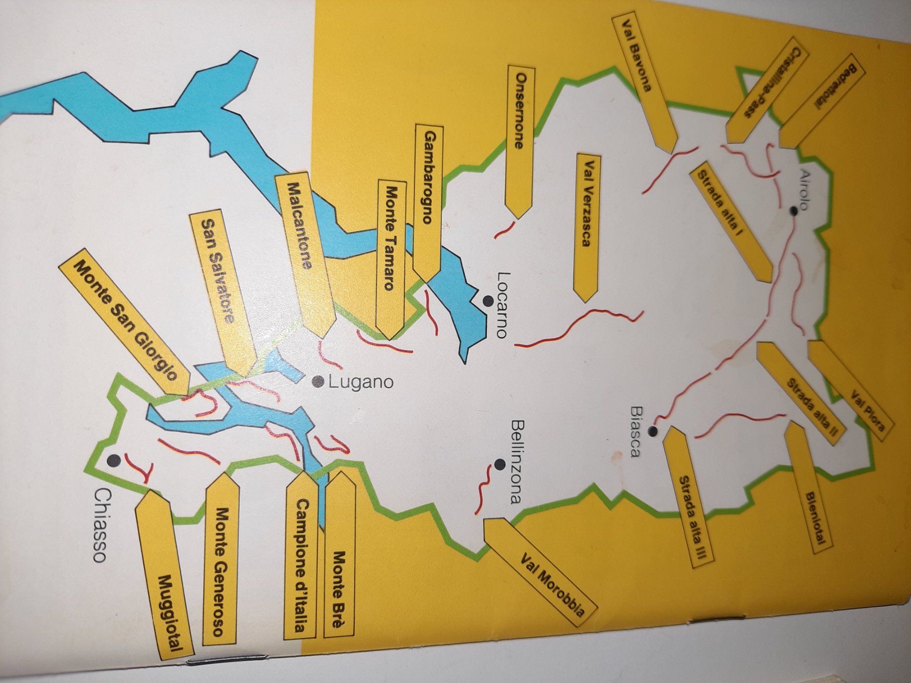 Libri: Das Gelbe Heft Wegweiser Tessin – Usato da Biasca venduto da Old_6blh 7