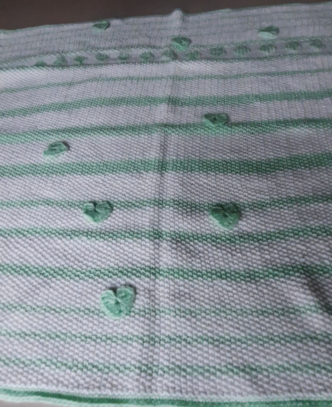 Coperte: Babydecke mit Herzli – Nuovo e nell'imballaggio originale da Engelburg venduto da Clictop 2
