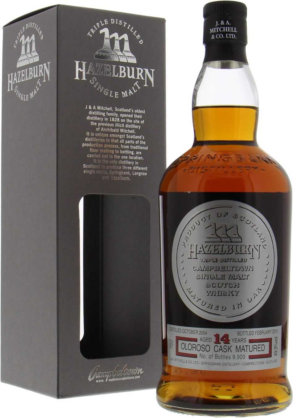 Springbank Spirituosen: Hazelburn 14 years 2004 Oloroso Cask matured – Neu und originalverpackt aus Deitingen von gol_xd5d