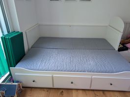 IKEA HEMNES Tagesbett / Doppelbett inkl. 2 Matratzen