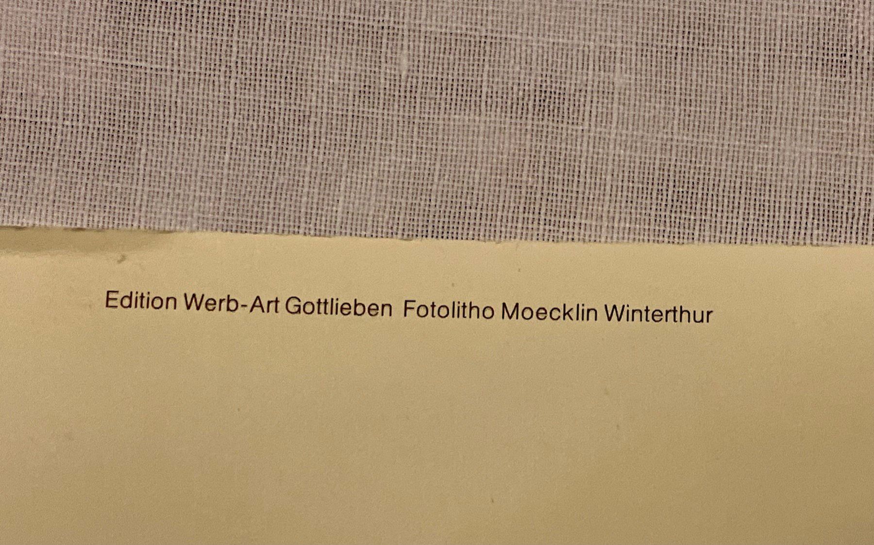 Foto & Immagini: Plakat "Weltenuhr" von Ernst Steiner – Usato da Winterthur venduto da Barunggeli 9