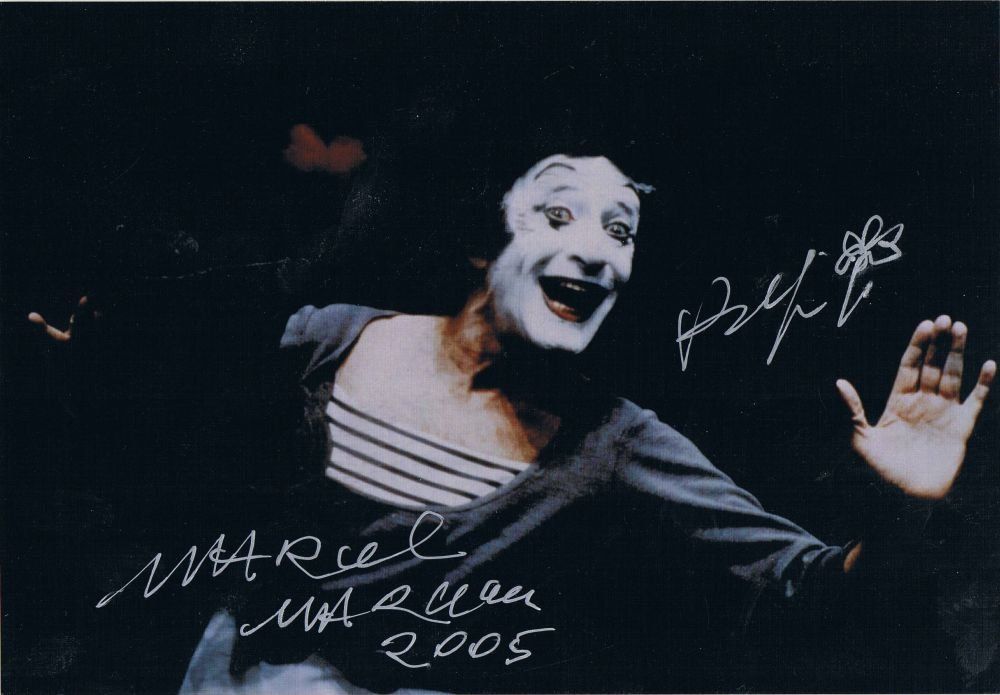 Marcel Marceau 1923-2007 Autogramm signiert Foto 15x22cm (Gebraucht) in ...