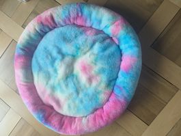 Kuscheliges Katzenbett/Hundebett mit Muster, neuwertig!
