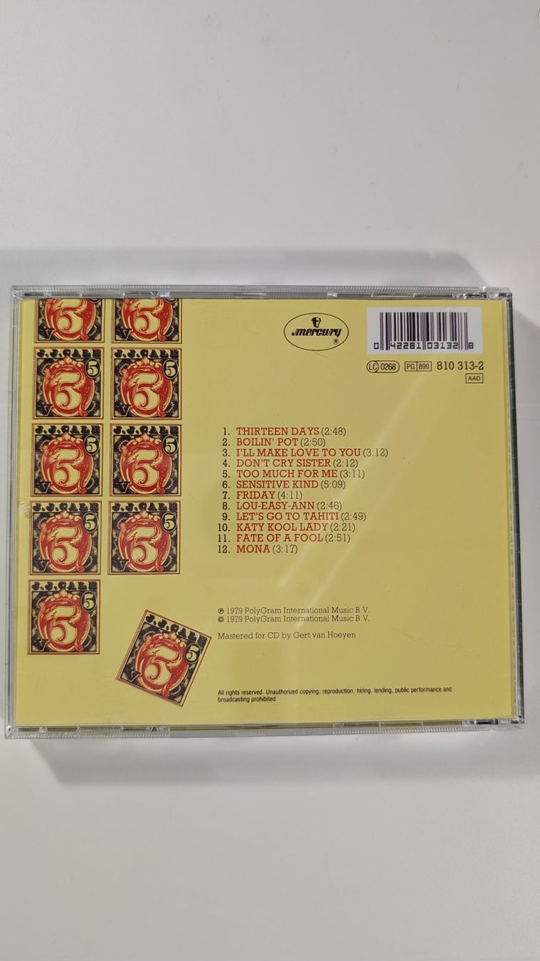 CDs: J. J. Cale - 5 – Neu (gemäss Beschreibung) aus Baar von Arthur_Fooksayk 1