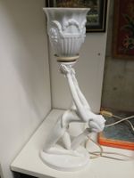 Skulptur mit Lampe Unikat sehr edel Artdeco