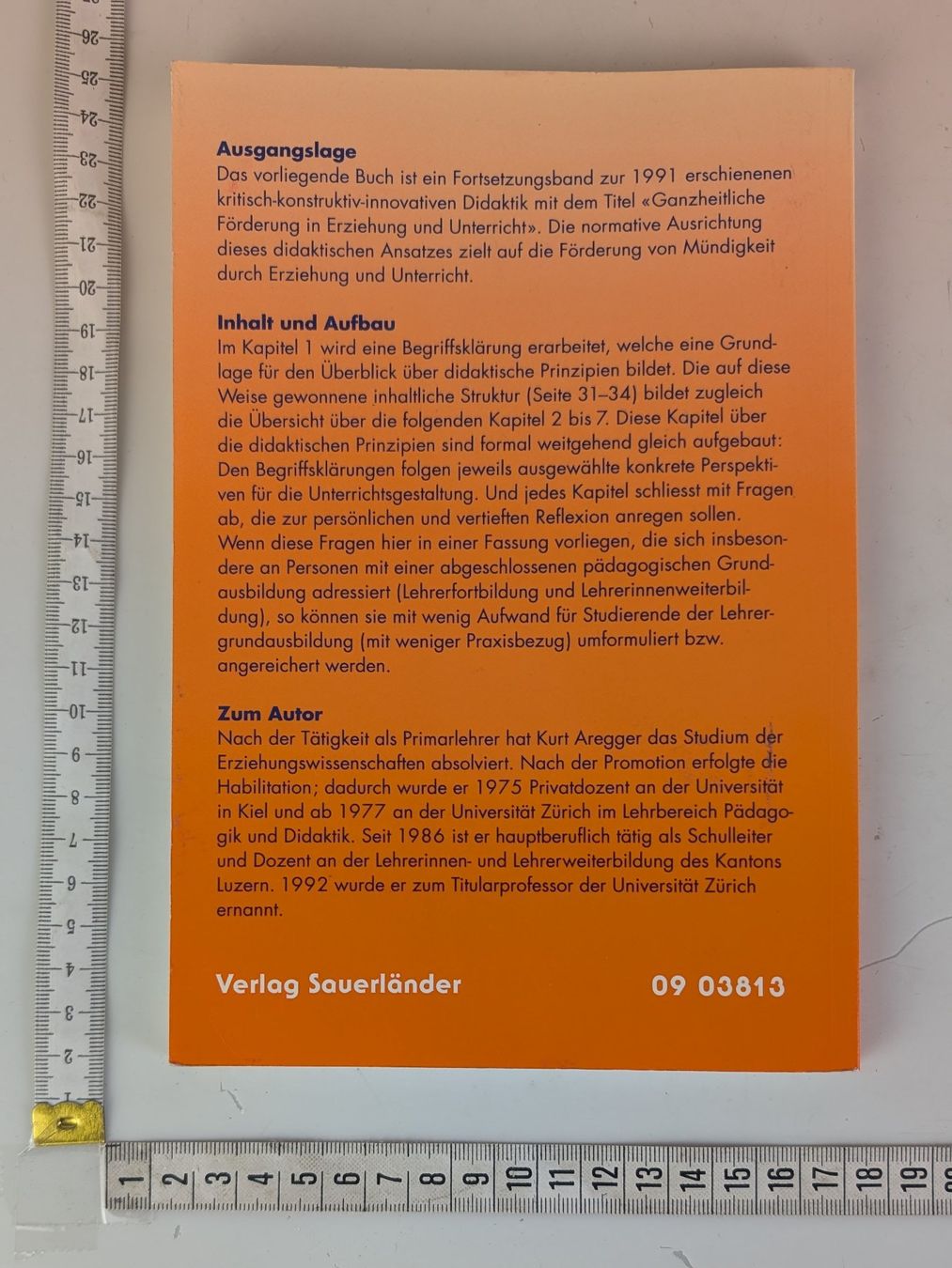 Libri: Didaktische Prinzipien - Kurt Aregger - Top – Usato da Zürich venduto da axolottchen 1