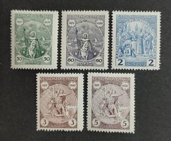 Tschechoslowakei 1929, Satz ungestempelt