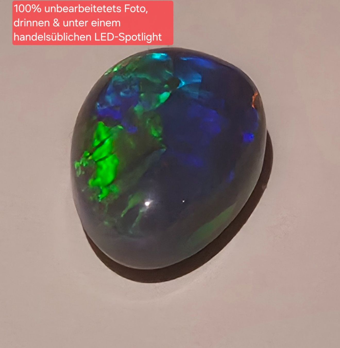 Pietre preziose: Schwarzer Opal, 8.6 ct, Multicolor, Lightning Ridge, A4776 – Usato da Birmenstorf AG venduto da PGcraZy21 3