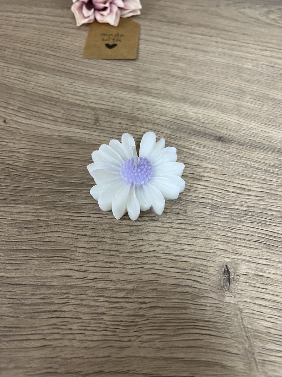Candele: Blumenkerze lila, handgemacht – Nuovo (secondo la descrizione) da Frick venduto da van_2dhd 1