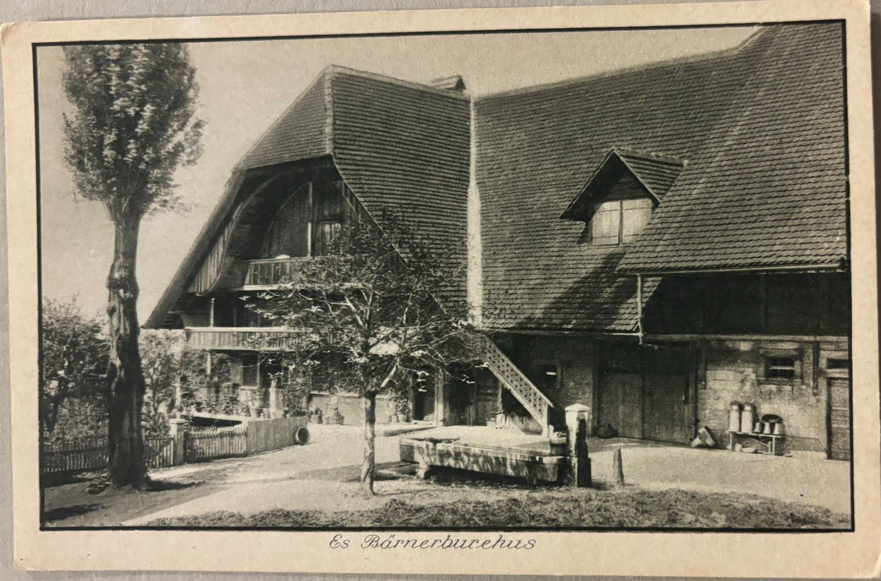 Ansichtskarten: Berner Bauernhaus, Landwirtschaft – Gebraucht aus Frauenfeld von Merk52