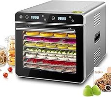 700W LED Display edelstahl Dehydrator grosse Fläche 0.67 m²