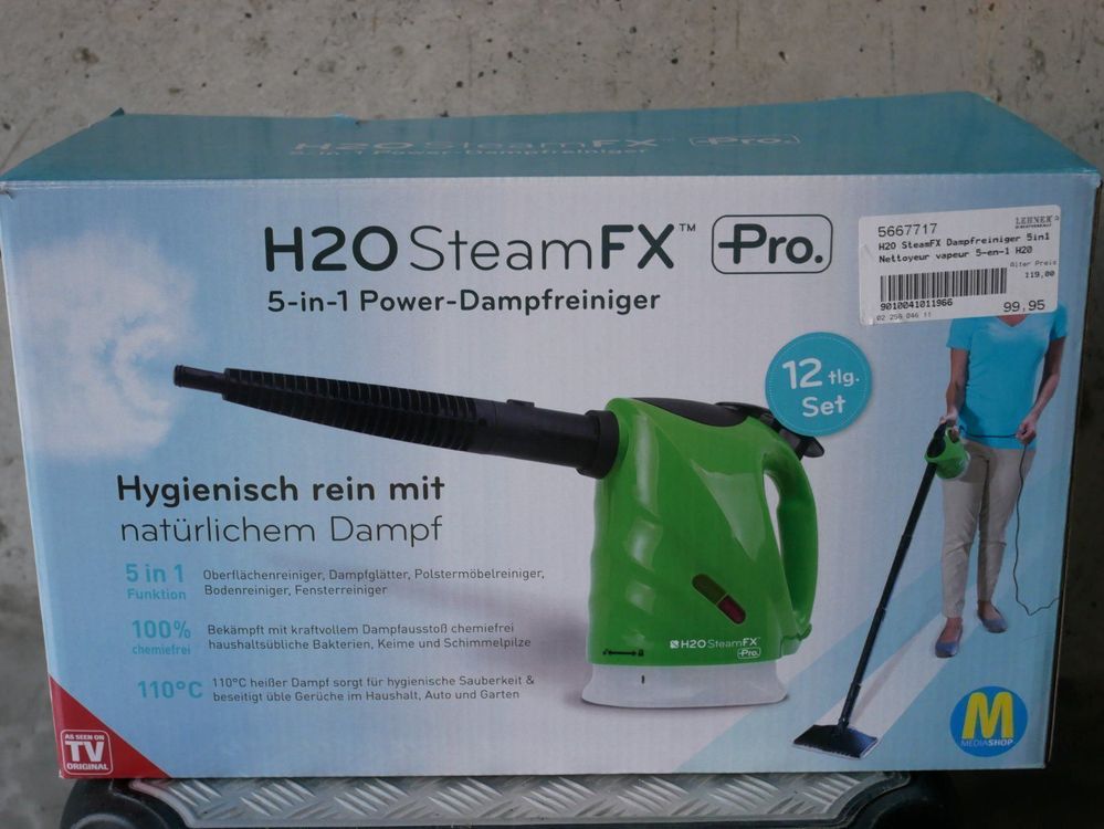 H2O Steam FX Pro Dampfreiniger Kaufen auf Ricardo