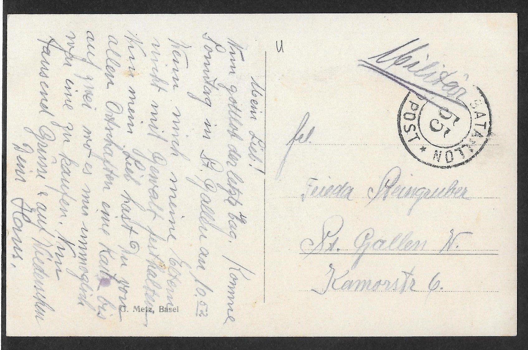 Cartoline postali: Schönenwerd Niedergösgen Teilansicht – Usato da Olten venduto da clotaldi 1