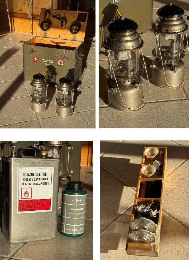 Schweizer Armee Lampade: Beleuchtungsmaterial Schweizer Armee K 31.3.12 – Usato da Jenaz venduto da Sandrobordoli 8
