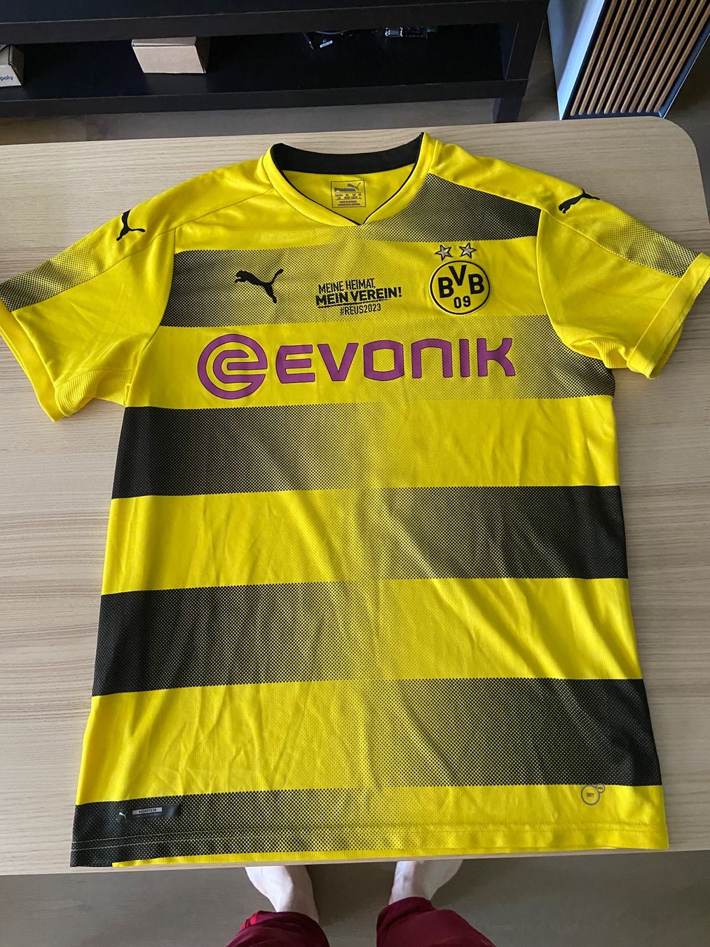 Puma Canottiere & Pantaloni: BVB Heimtrikot 17/18 mit Reus Flock – Usato da Bern venduto da KreisligaPele