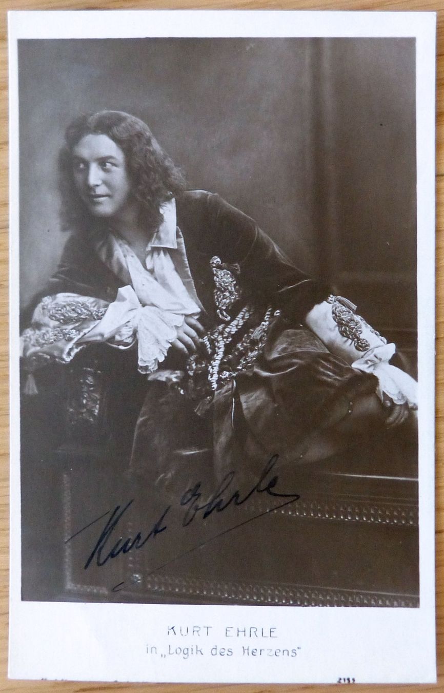 Autogramme: Kurt Ehrle (1884-1967) Schauspieler - Autogramm – Gebraucht aus Dietikon von cyranos1