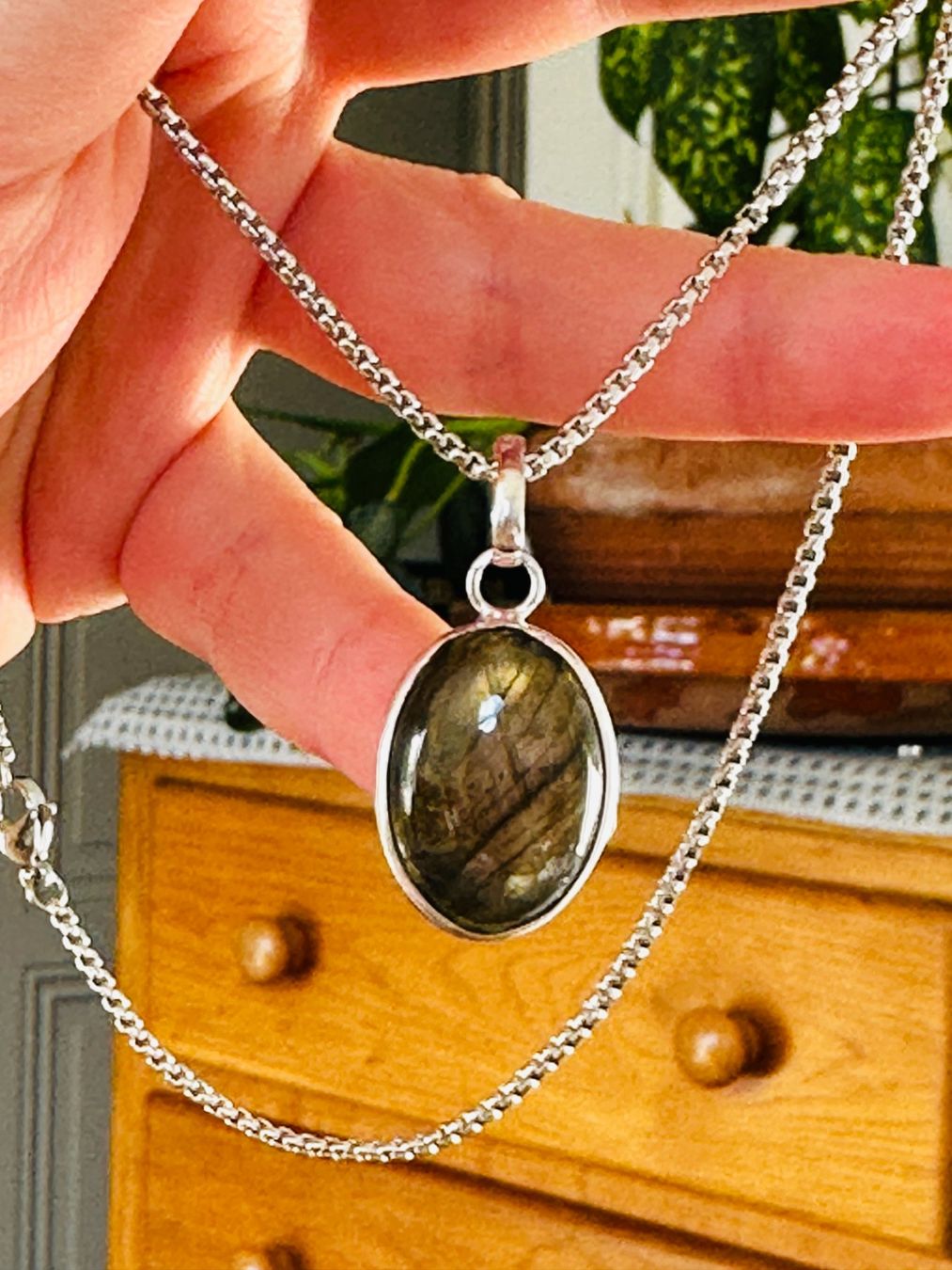 Catenine: Labradorite Gemstone Handmade Jewelry necklace – Nuovo e nell'imballaggio originale da Genève venduto da AGBERG 9